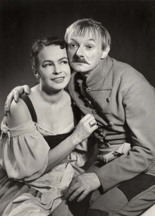 Danuta Szaflarska (Cosima), Tadeusz Fijewski (Flicot)<br/> fot. Stanisław Dukiewicz