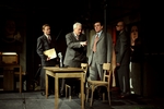 Piotr Bajor (Towarzysz z radia), Jacek Bursztynowicz (Towarzysz sekretarz), Jan Pęczek (Towarzysz z wiadomego resortu), Piotr Garlicki (Towarzysz intelektualista) <br/> fot. Michał Englert